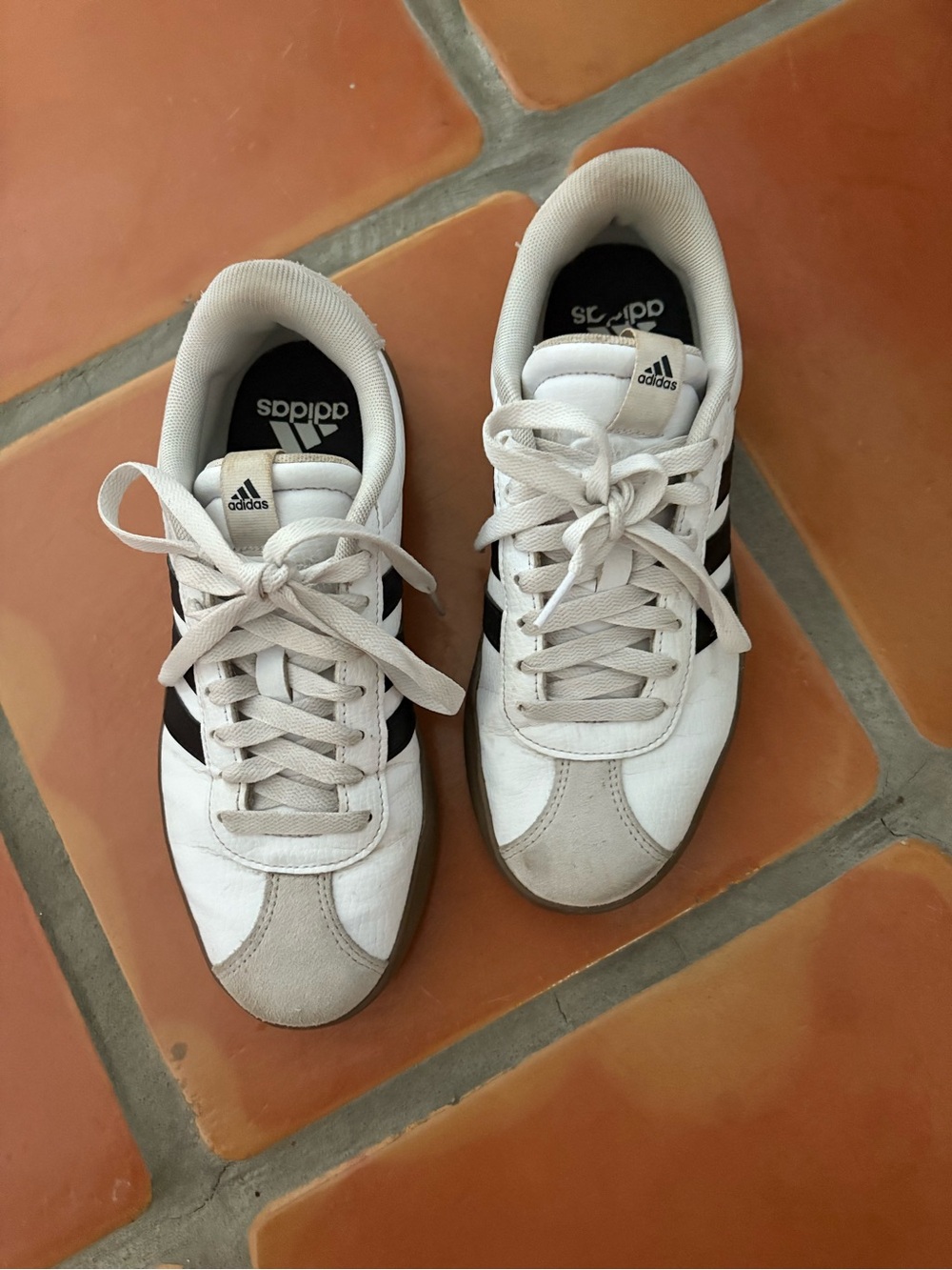 Adidas Women’s Samba White and Black Classic Court Sneakers